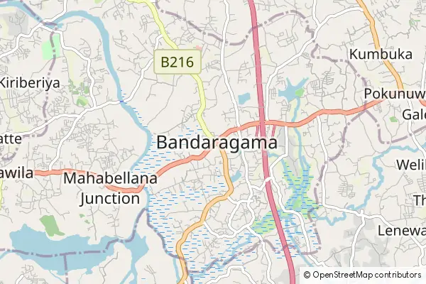 Karte Bandaragama