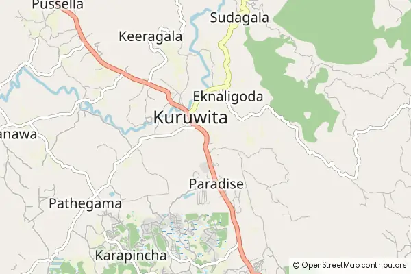 Karte Kuruwita