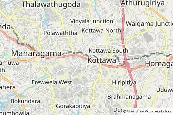 Karte: Pannipitiya • © OpenStreetMap contributors Karte Pannipitiya