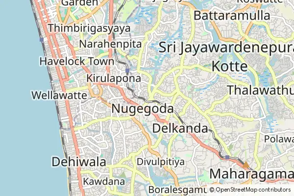 Karte Nugegoda