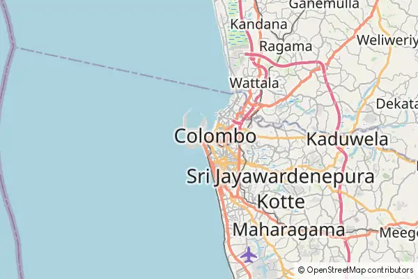 Karte Colombo