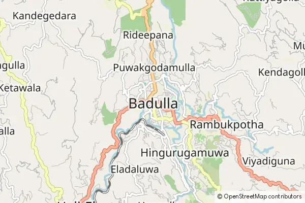 Karte Badulla