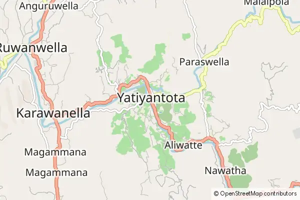 Karte: Yatiyantota • © OpenStreetMap contributors Karte Yatiyantota