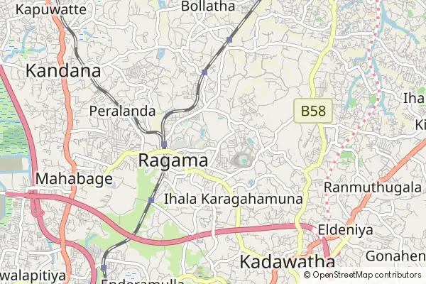 Karte Ragama