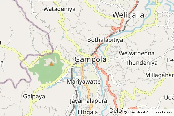 Karte Gampola