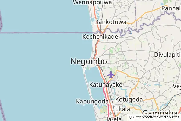 Karte Negombo