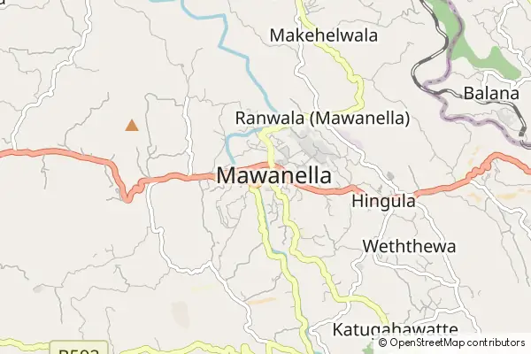 Karte Mawanella