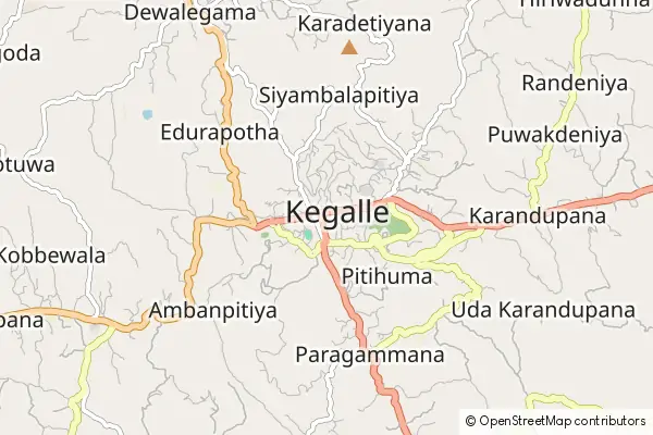 Karte Kegalle