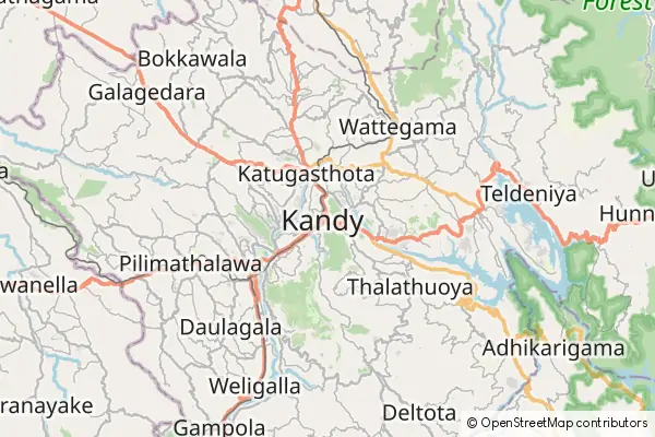 Karte Kandy