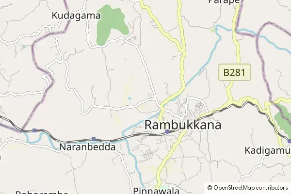 Karte Rambukkana