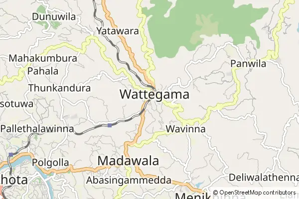 Karte Wattegama