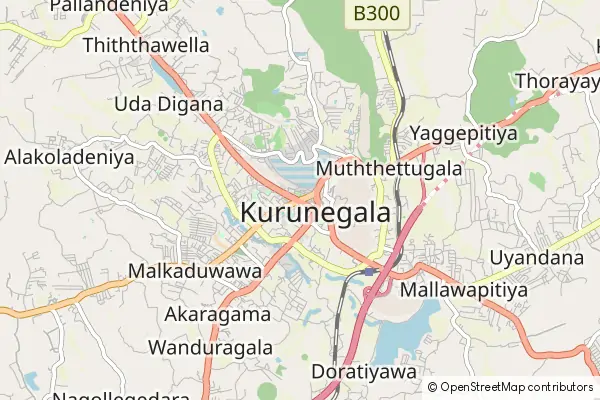 Karte Kurunegala