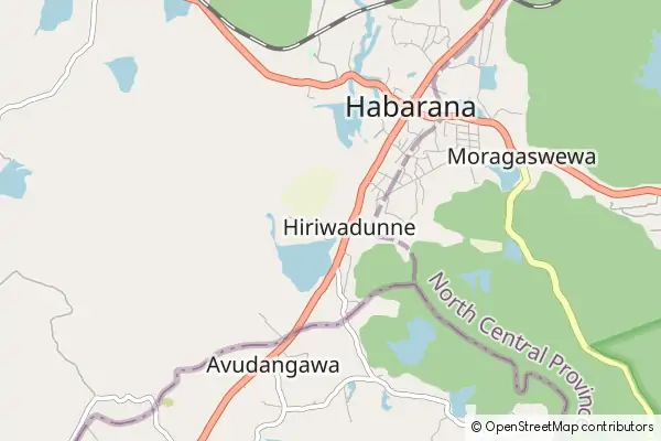 Karte Hiriwadunna