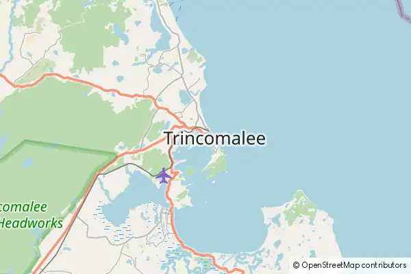 Karte Trincomalee