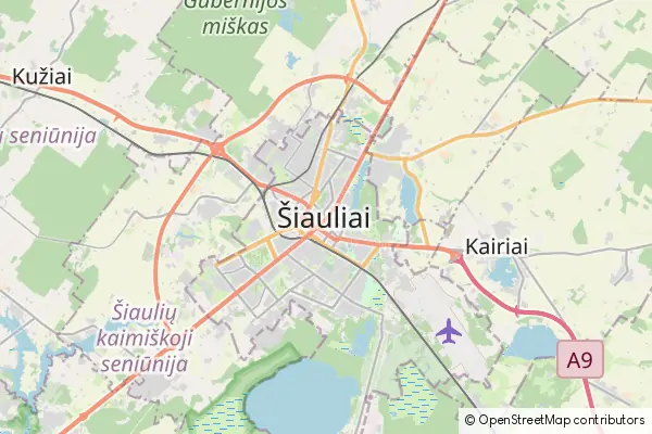 Karte Šiauliai