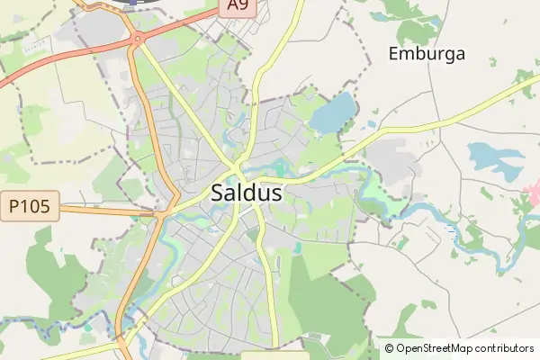 Karte Saldus