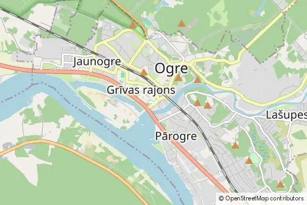 Karte Ogre