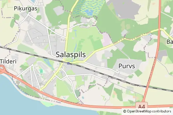 Karte Salaspils