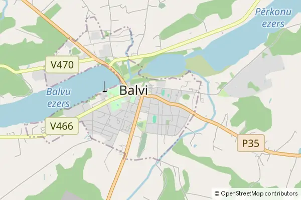 Karte Balvi