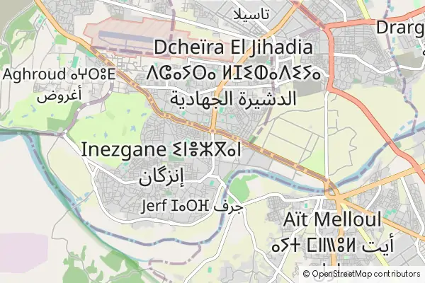 Karte: Inezgane • © OpenStreetMap contributors Karte Inezgane