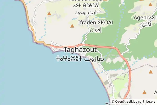 Karte Taghazout