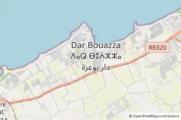 Karte Dar Bouazza