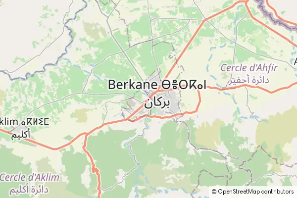 Karte Berkane