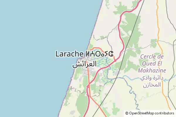 Karte Larache