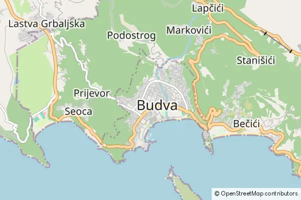 Karte Budva