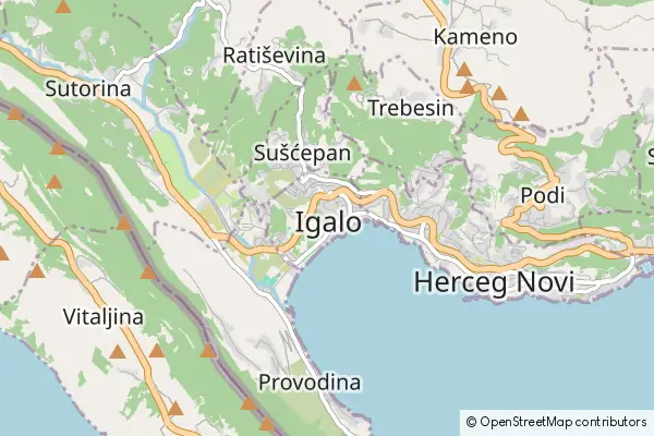 Karte Igalo, Herceg Novi