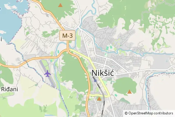 Karte Niksic Municipality