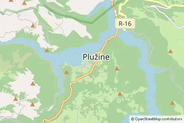 Karte Pluzine Municipality