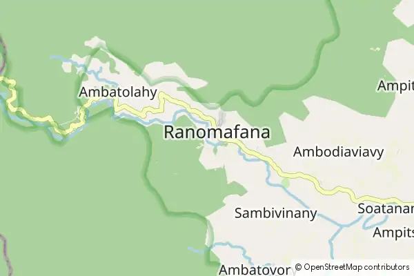 Karte: Ranomafana • © OpenStreetMap contributors Karte Ranomafana