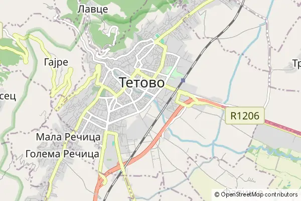 Karte Tetovo