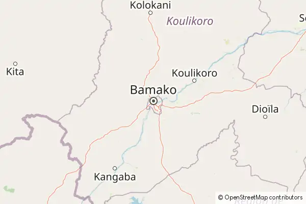 Karte Bamako