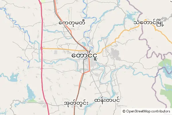 Karte Taungoo