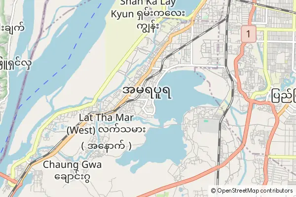 Karte: Amarapura • © OpenStreetMap contributors Karte Amarapura