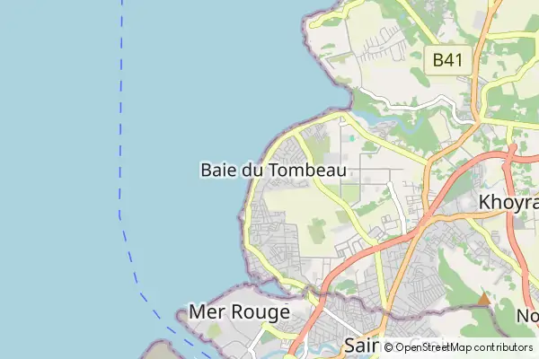 Karte Baie du Tombeau