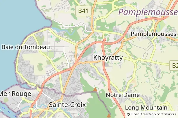 Karte: Terre Rouge • © OpenStreetMap contributors Karte Terre Rouge
