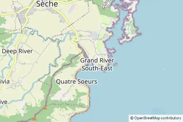 Karte Grande Rivière Sud Est