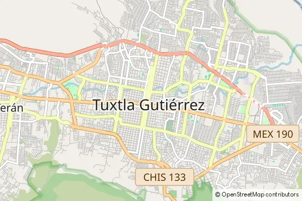 Karte Tuxtla Gutierrez
