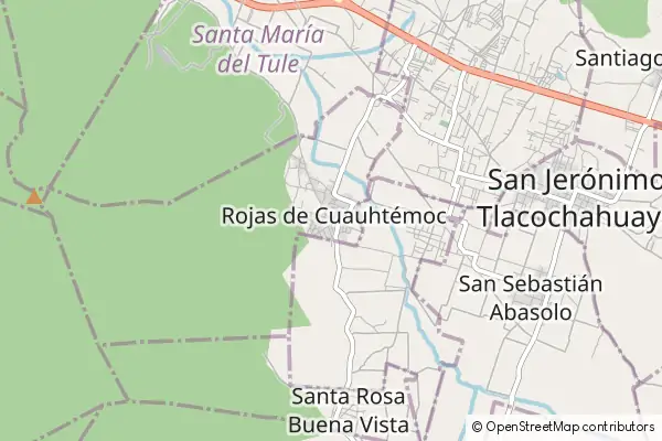 Karte Rojas de Cuauhtémoc