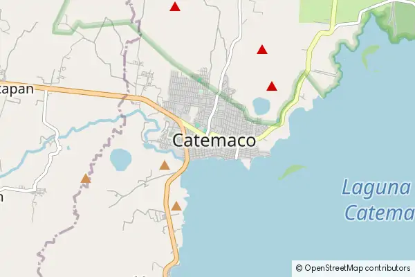 Karte Catemaco
