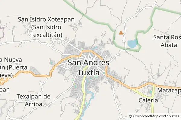 Karte San Andrés Tuxtla