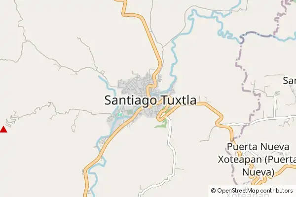 Karte Santiago Tuxtla