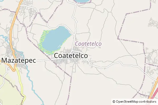Karte Coatetelco