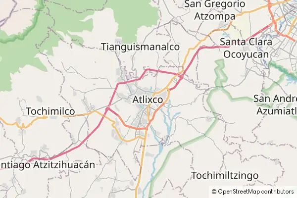 Karte Atlixco