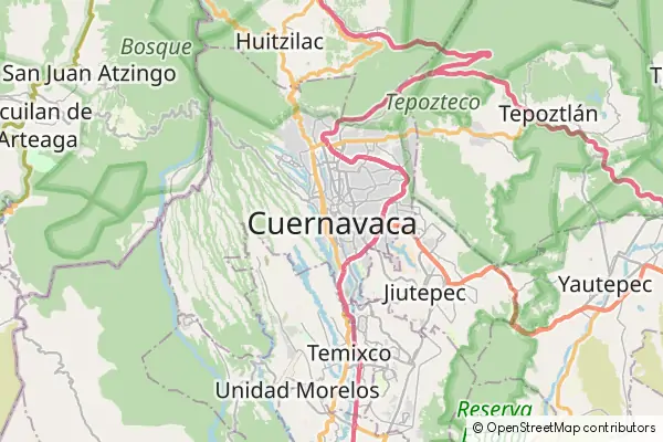 Karte Cuernavaca