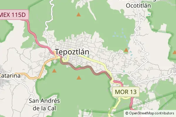 Karte Tepoztlán