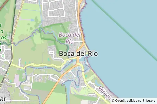 Karte Boca del Rio